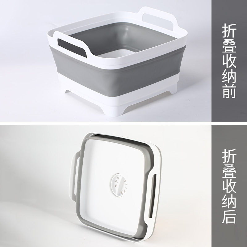 脸盆/洗脸盆/方盆/塑料盆/加大加厚洗衣盆60细节图
