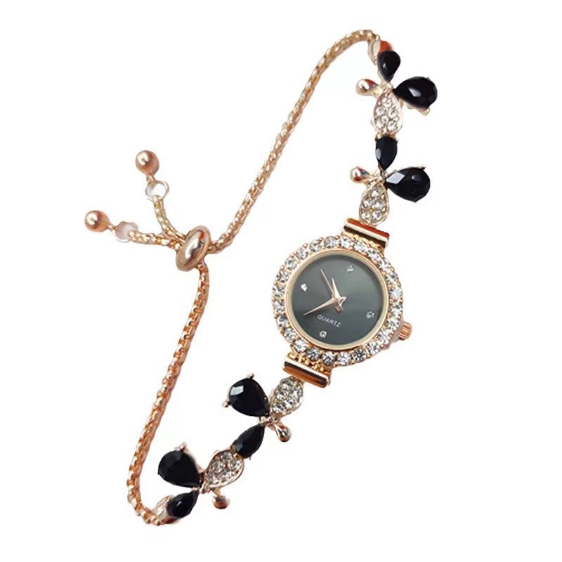 手表/机械手表/手表少女可爱/男士查帕尔/绿水鬼手表白底实物图