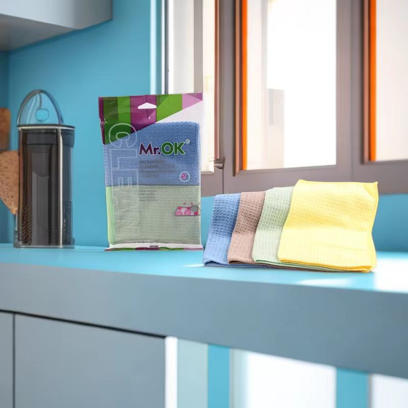 Manufacturers Wholesale High-Density Rubber Soaked Sand Containing Double-Sided Dishwashing Sponge Wipe Clean Sponge Block Bathtub Rag Pineapple Lattice