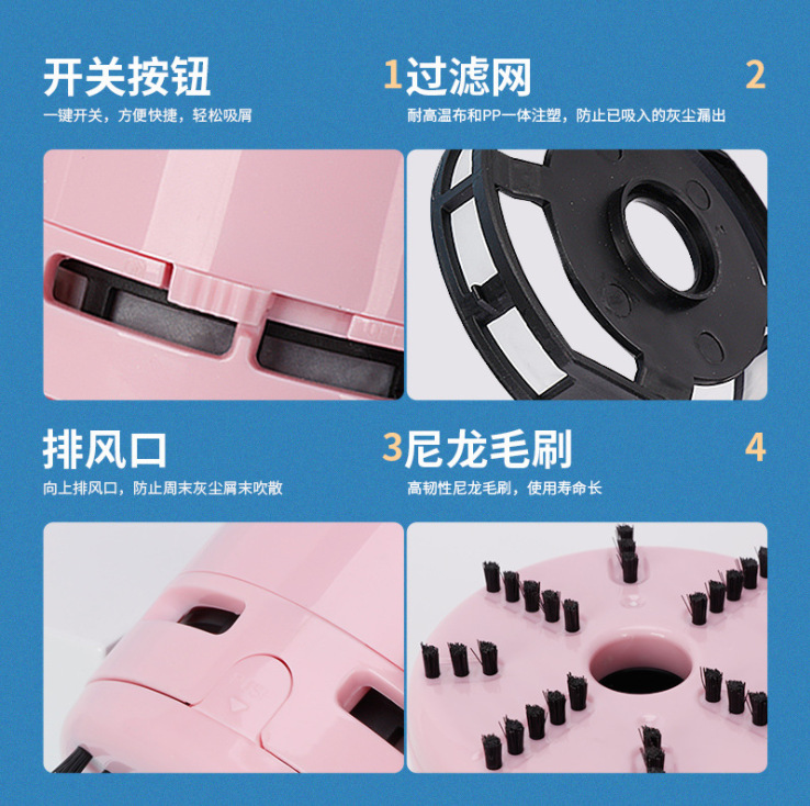 Astronomical 8050 Desktop Mini Vacuum Cleaner, creative cartoon home, office and car vacuum cleaner, desktop dust removal Application Scenario
