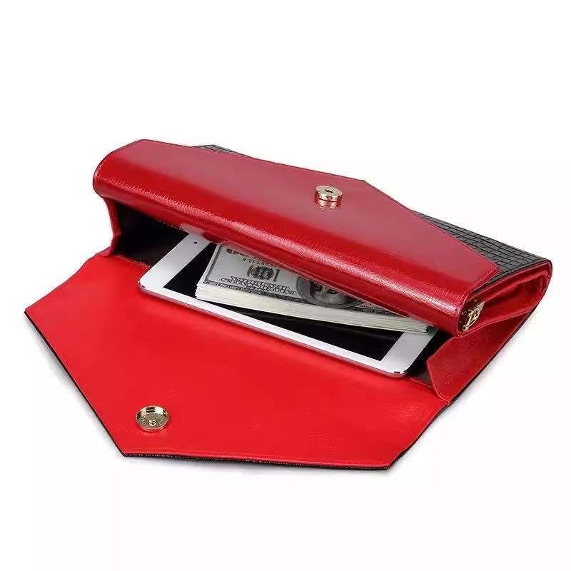 真皮手拿包女 时尚气质大容量手抓女士斜挎女包2024新款女式夹包详情图3