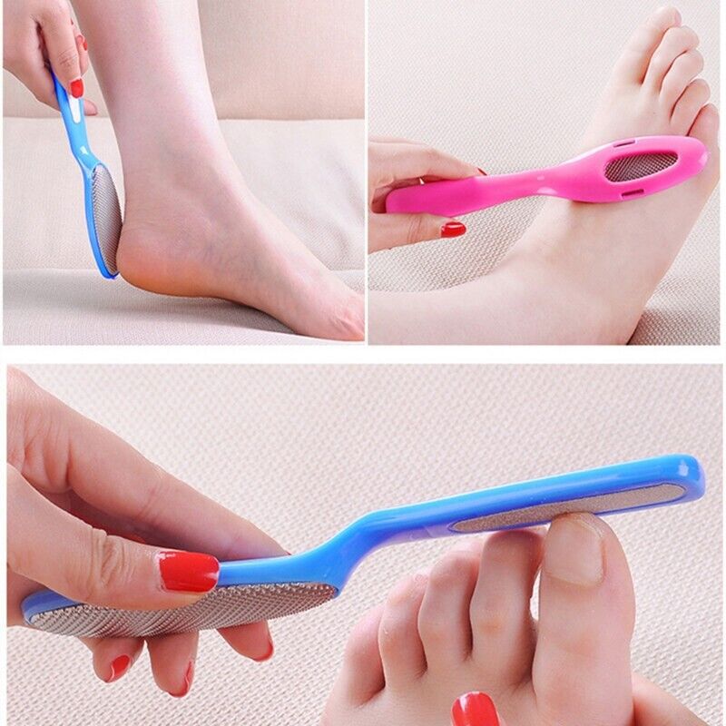 Wholesale foot grinding file, stainless steel dual-purpose abrasive foot board file, dead skin removal and foot rubbing tool, foot rubbing and grinding wonder Application Scenario