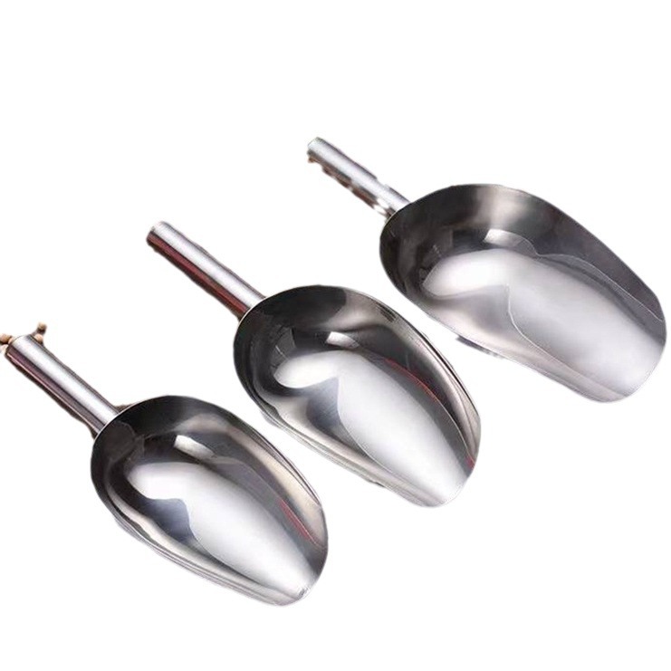 13-inch large stainless steel multi-purpose spatula, non-magnetic ice spatula, rice spatula, flour spatula, dry fruit food spatula, tea and coffee spatula Item Picture