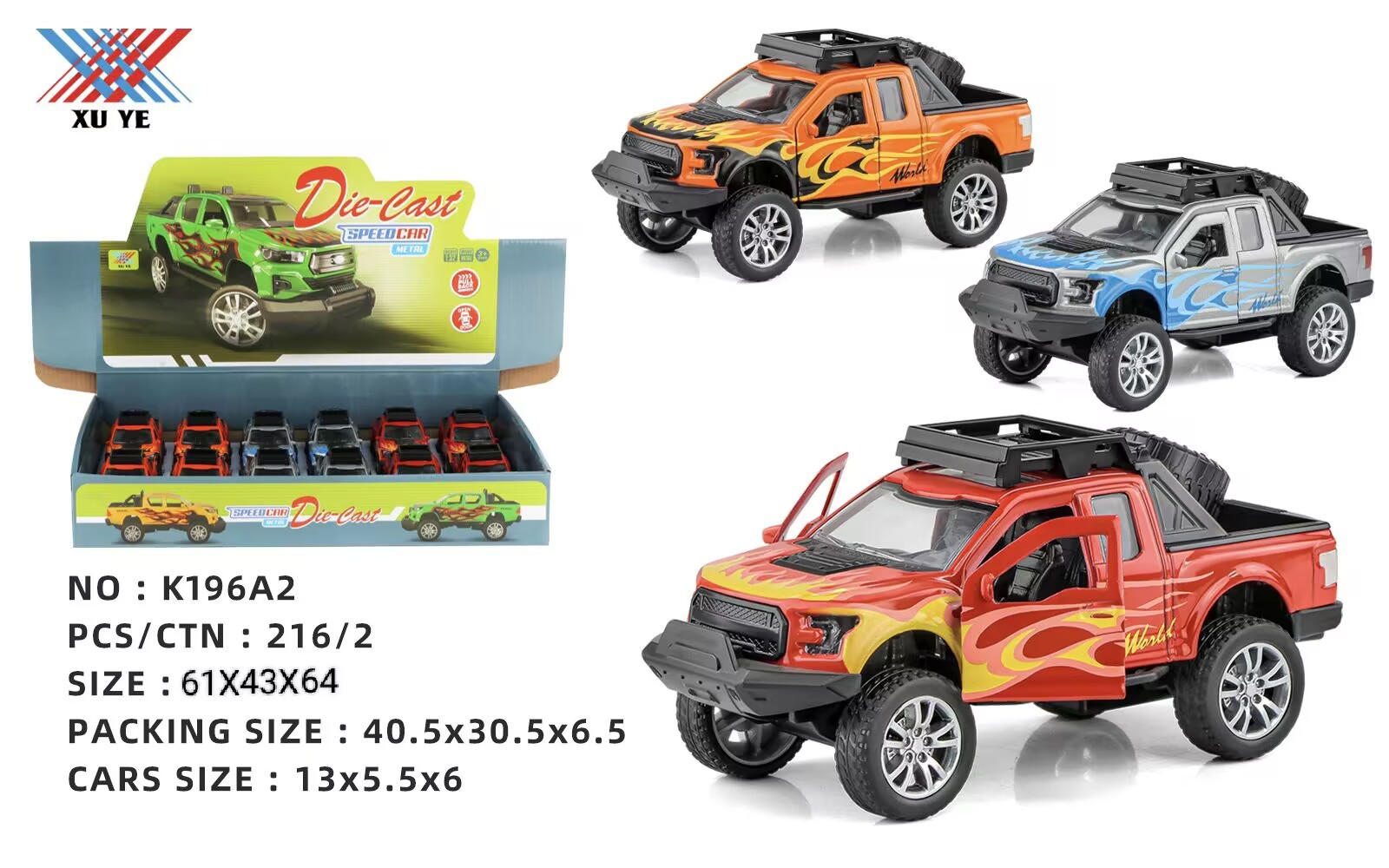 1:32 Ford Police Car Alloy Car Pull Back Door Boy Simulation Alloy Car Model Car Decoration Boy Item Picture