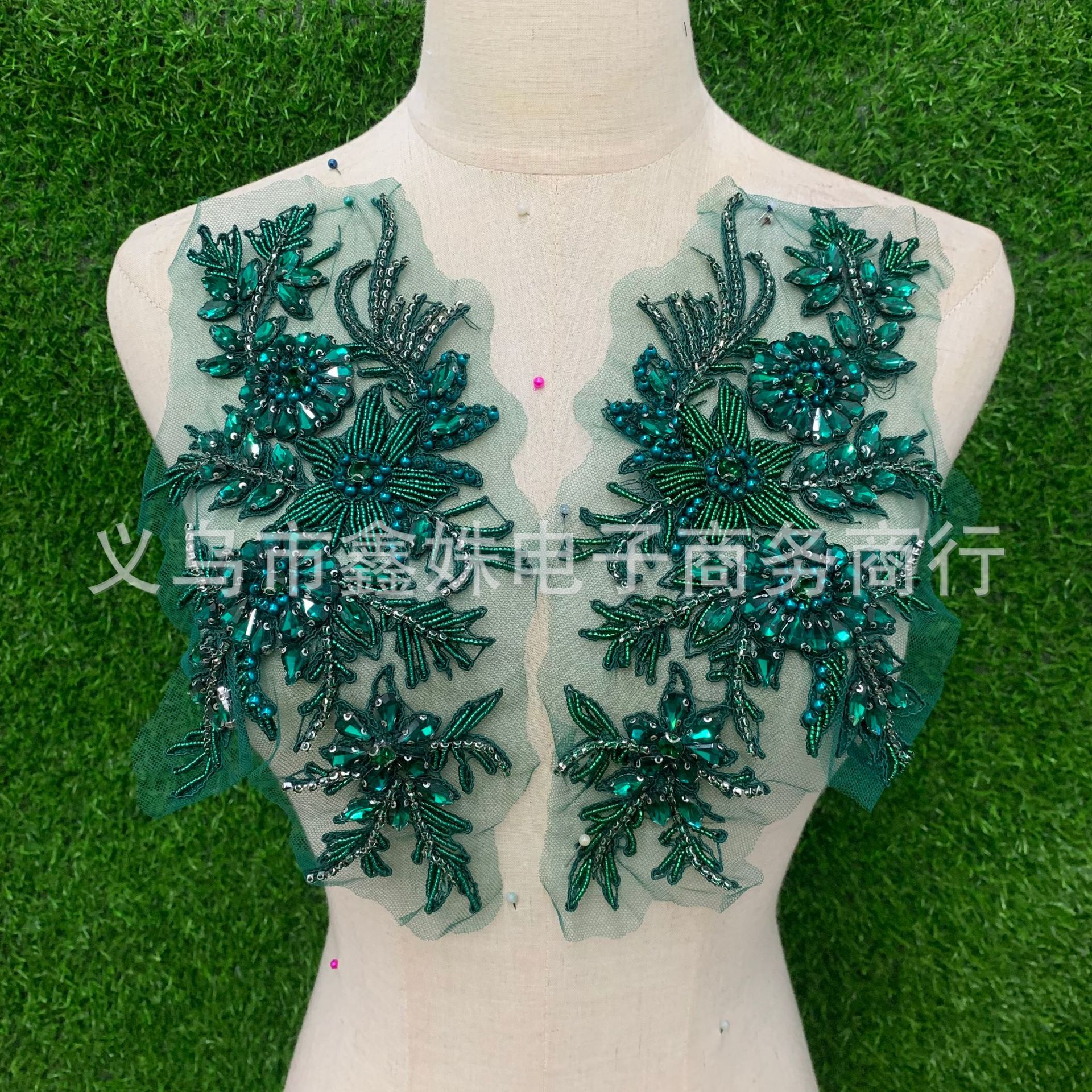 Accesorios de vestir cristal colorido taladro flores clavos cuentas bordado strass tocados accesorios de vestir costura a mano taladro adornos flores