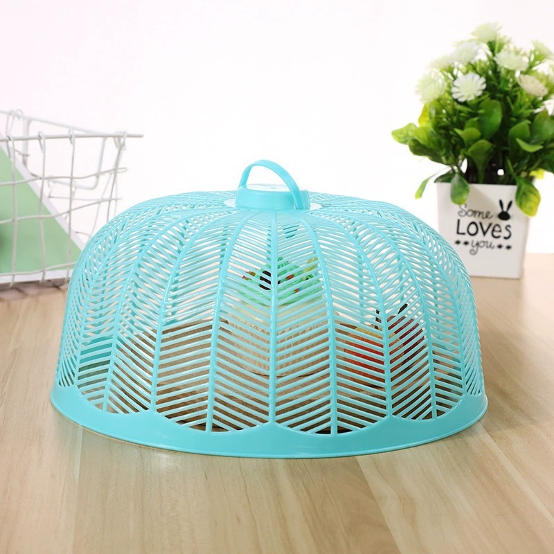 Colorful plastic dining table covers, meal covers, kitchen summer fly and insect-proof vegetable covers, round covered vegetable covers, food covers Application Scenario
