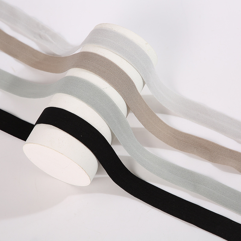 2Cm Wide Colorful Elastic Bag Edge Band Band Cuff Folded In Half With Down Jacket Elastic Elastic Bag Edge Band Specification drawing