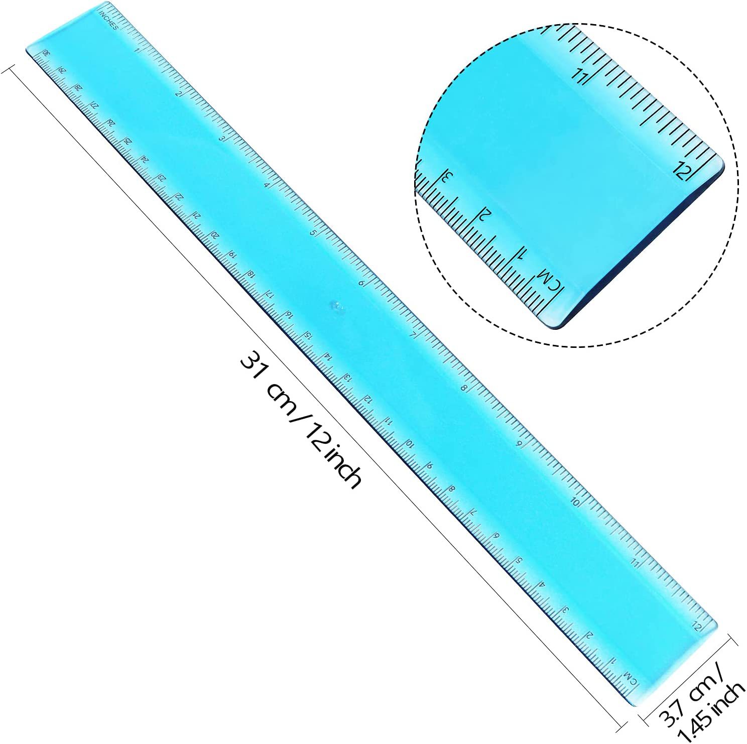 Factory direct sales custom 30cm ruler student stationery, children's ruler characters Application Scenario