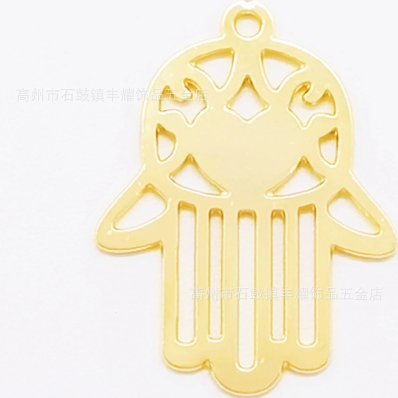 跨境热卖8mm不锈钢串珠加十字架弯牌手链圆珠手链diy弹力绳手链详情46