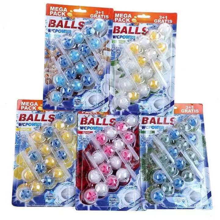 马桶清洁球清香去异味悬挂式魔力球家蓝泡泡洁厕灵卫生间家用除菌