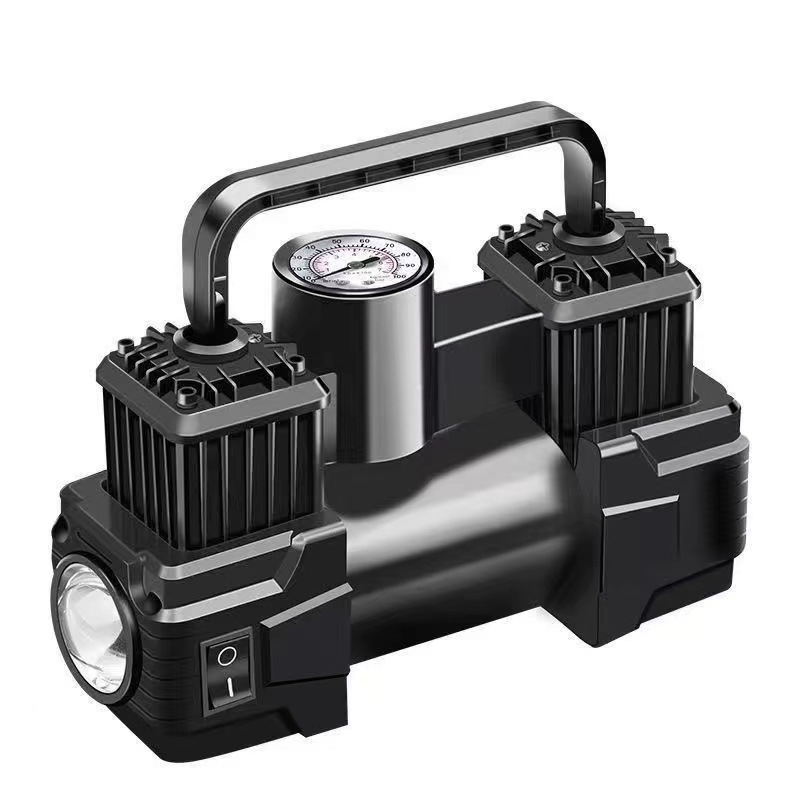 12V car air pump, car air pump, multi-functional wired tire air pump, portable electric air pump Item Picture