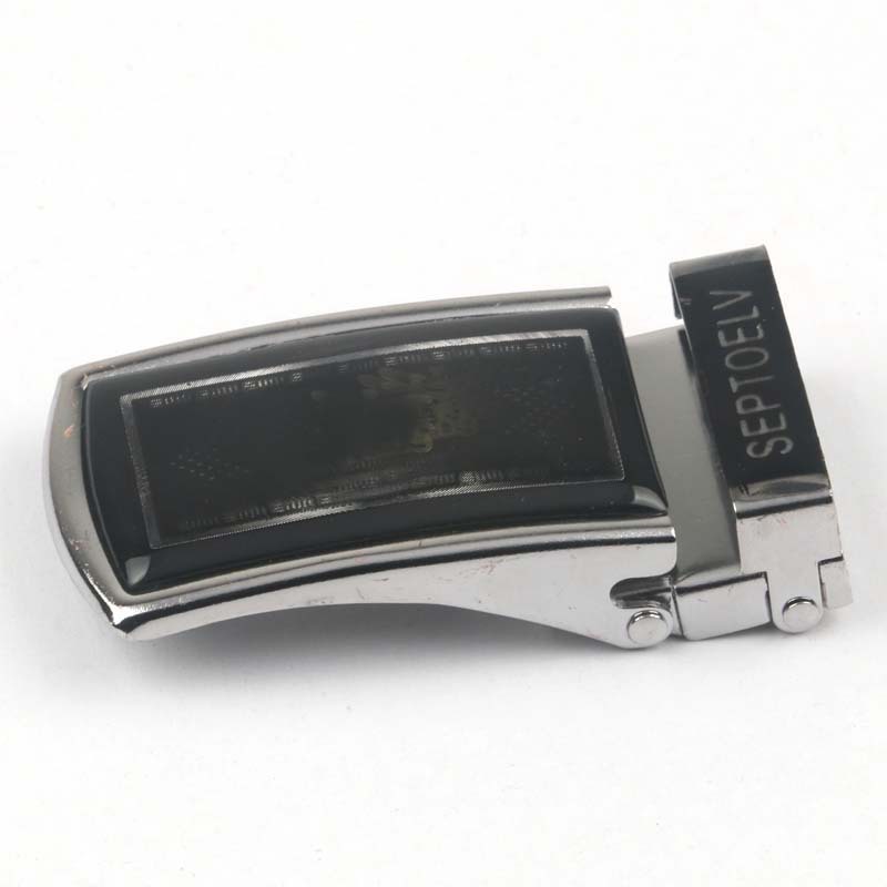 Wholesale of men's round-head perforated belt buckles, toothless belt automatic buckles, available at street stalls and night markets Specification image