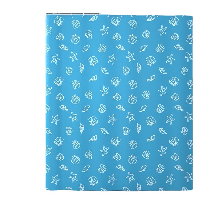 Bathroom Curtain Waterproof Fabric Shower Curtain Polyester Bathroom Curtain Hanging Curtain High Curtain Partition Curtain Set Free Of Drilling Item Picture