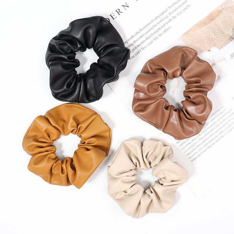 2024贝菲复古碎花女式手工散装棕色法式蝴蝶结头绳批发厂家直销