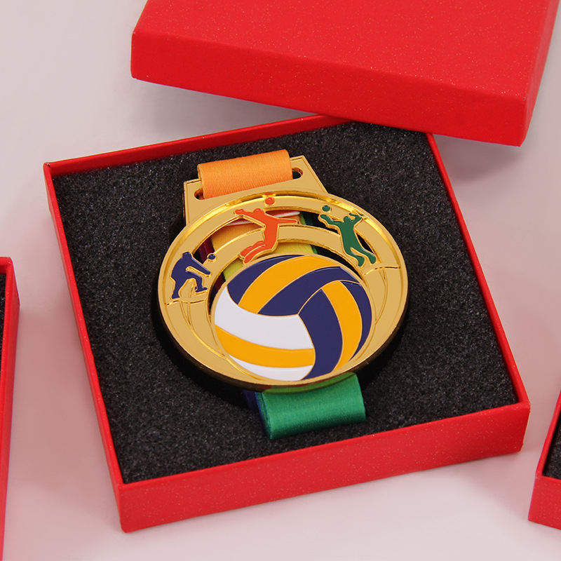 Hollowed-out MEDALS for football and basketball sports events, custom-made sports event souvenirs, MEDALS with logos printed on them Specification image