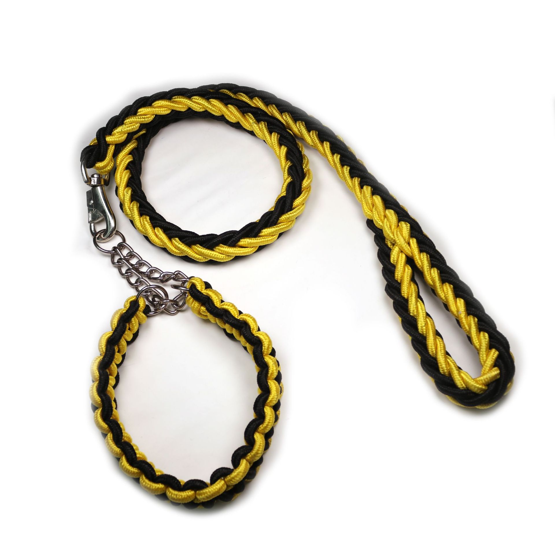 Pet leash collar, large and medium-sized dog eight-strand leash, dog braided leash, dog leash Specification image