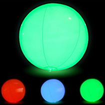 Remote control color-changing LED light beach ball