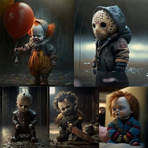 Horror Weird Realistic Statue. Horror weird realistic statue