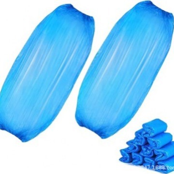 Junda manufacturer's disposable PE sleeve covers, adult thickened transparent plastic waterproof and oil-proof kitchen cleaning sleeve covers Item Picture