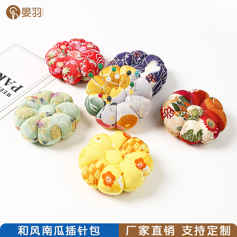 Zefeng pumpkin needle ball DIY hand sewing tools needle insertion machine pin cushion cross-stitch needle insertion kit wholesale full figure