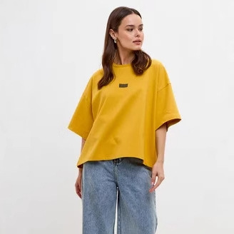 2024 Amazon Women's short-sleeved letter-printed T-shirt Summer New casual pullovers round-neck short tops details Picture