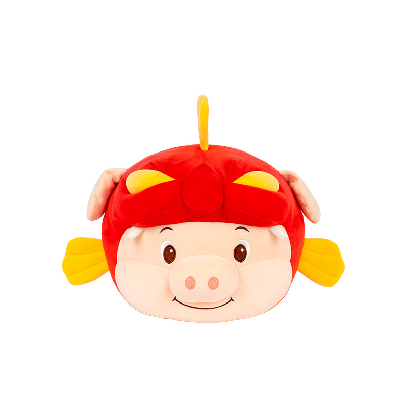 毛绒玩具/玩偶/拉布布/公仔/卡皮巴拉白底实物图