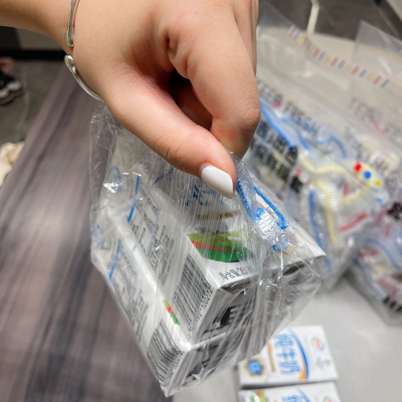 塑料食品袋实物图