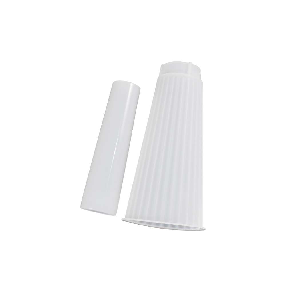 DIY crystal resin large striped vase, cement gypsum candle column, flower vase, decorative item, silicone mold Item Picture