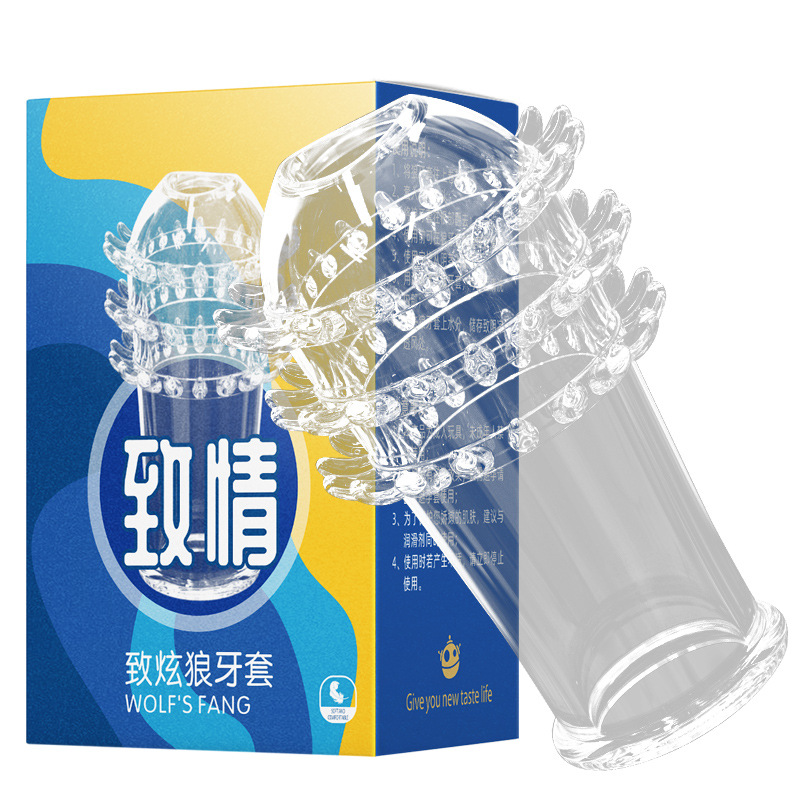 Wolf tooth condom, adult adult product, circumcision condom, ring product Application Scenario