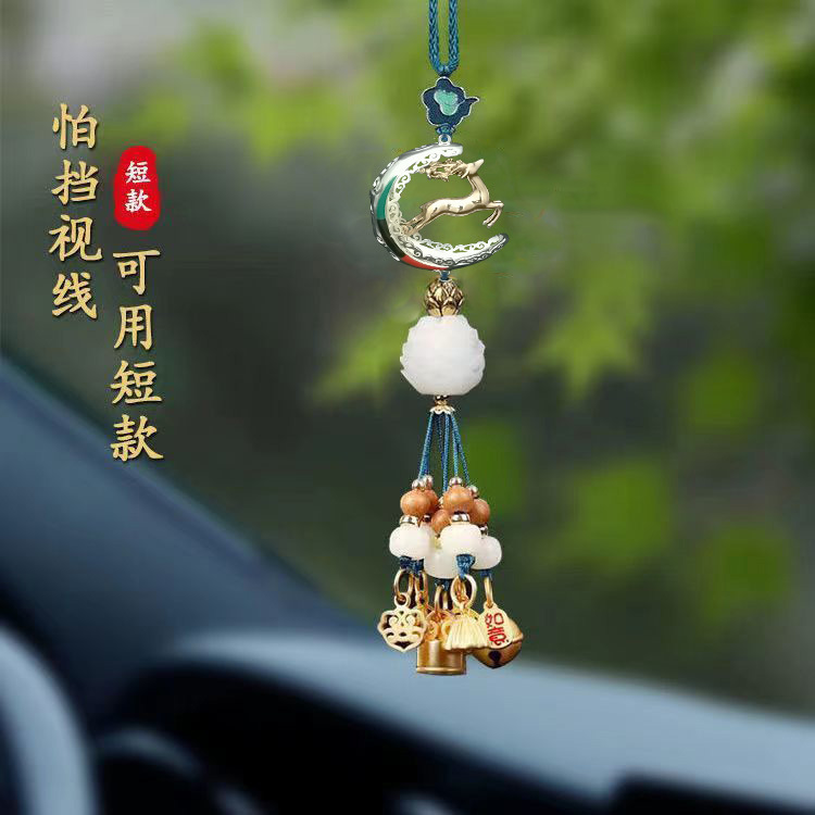 New 2024 car hangers, safe journey, car hangers, interior decoration for safety, wholesale of ethnic style hangers, national trend accessories Application Scenario
