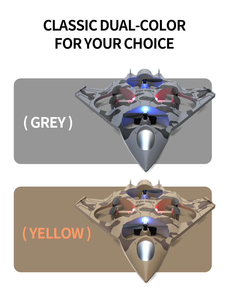 k800MAX fighter jet, fixed-altitude quadcopter drone, stunt rolling, throwing, remote-controlled aircraft, shock-resistant toys, cross-border pic 33