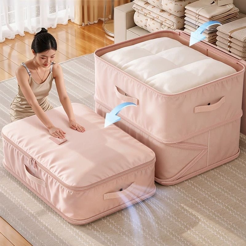 Down quilt storage bag, moisture-proof and mold-proof for clothing and garments, down quilt and cotton quilt compression bag, specially designed for organization Application Scenario