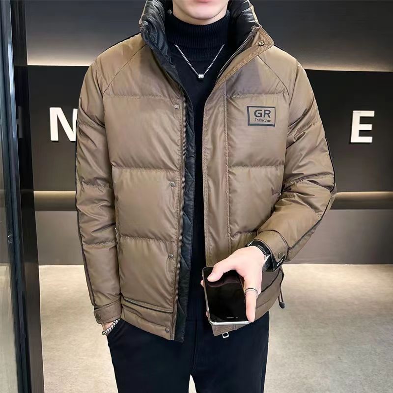 High-quality men's down jacket for winter, new fashionable short and thick men's casual and warm stand-up collar jacket for men Application Scenario