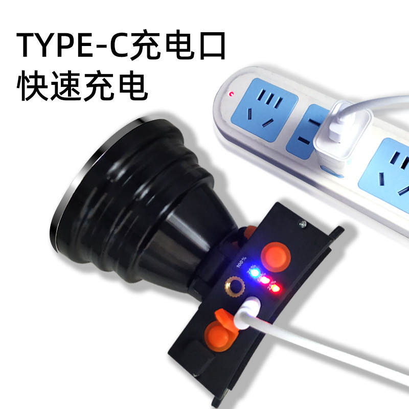 led strong headlight, lithium battery, outdoor waterproof night fishing head-mounted flashlight, charging, ultra-bright headlight, ultra-long battery life Specification image