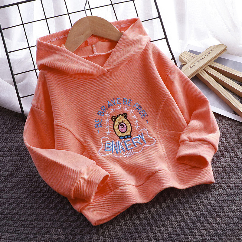 Children's clothing, children's hooded sweatshirts, autumn and winter styles for boys and girls, long-sleeved outer tops, base layers, and baby casual pullovers Specification image