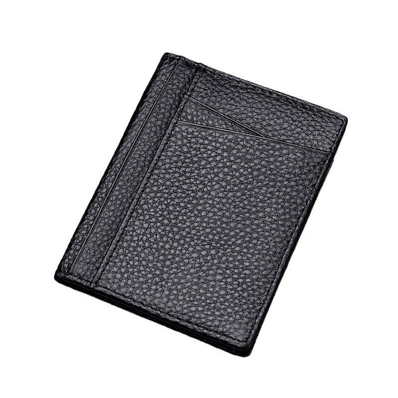 New leather driver's license storage card case, ultra-thin card holder, multi-position driver's license protection case, women's thin, men's wholesale Item Picture