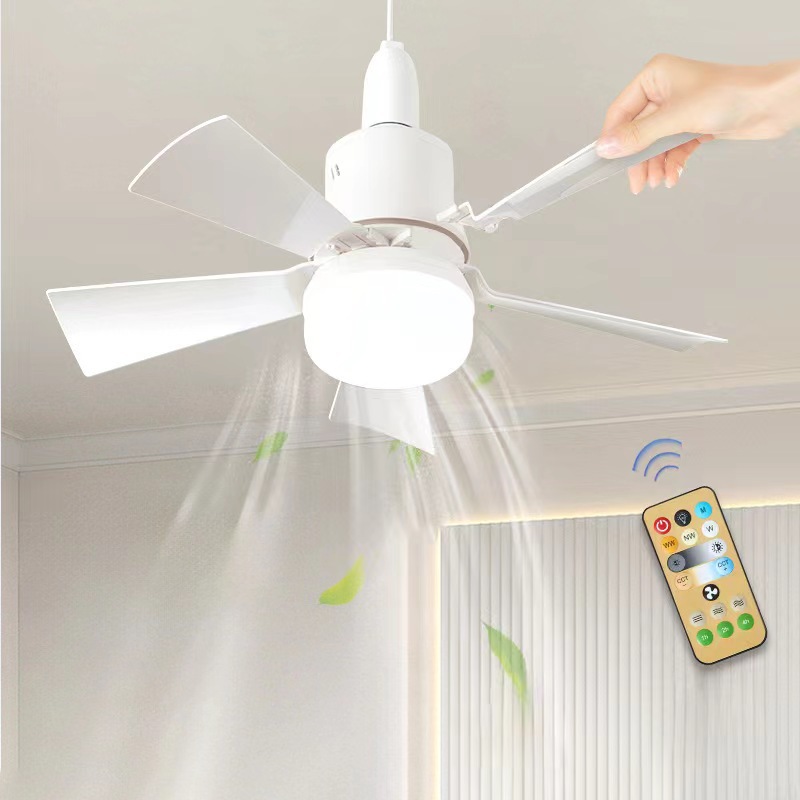 Cross-Border Home Smart Ceiling Fan Lights Restaurant Fan Lights Children's Room Fan Lights Simple Modern Bedroom Fan Lights details Picture