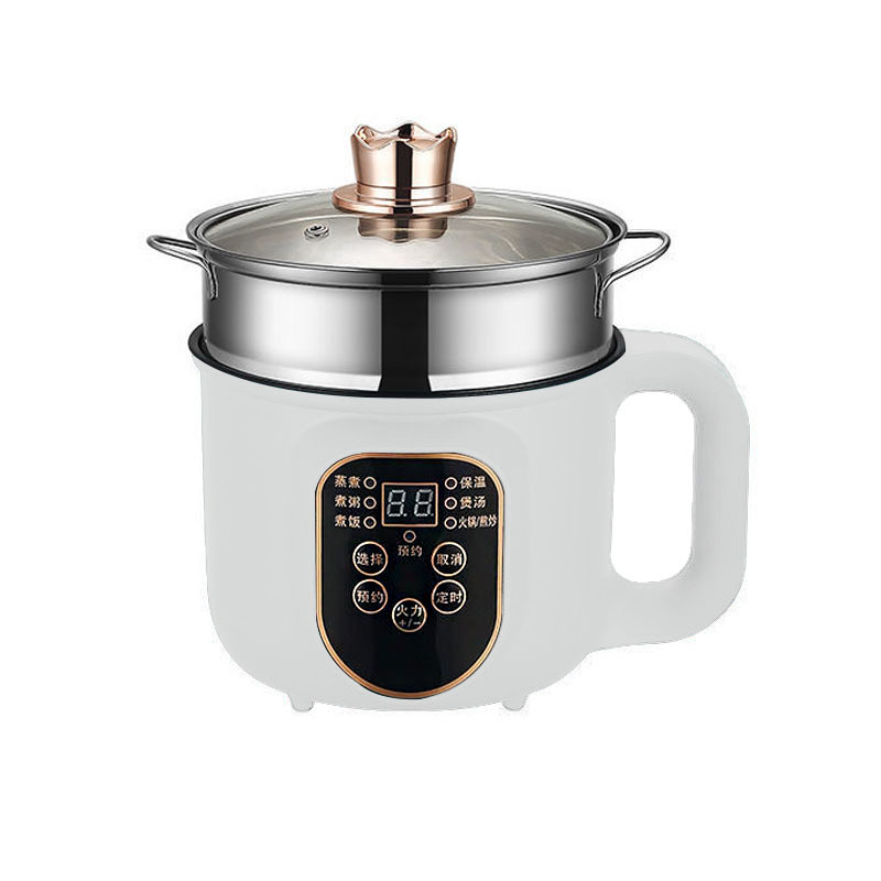 Household Rice Cooker Multi-Functional Mini Smart Electric Boiling Pot Small Electric Pot Small Electric Wok One Electric Hot Pot Dormitory Item Picture