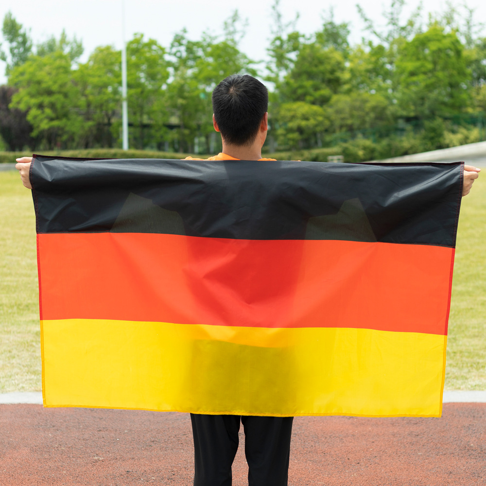 Body cape flag, national flag cape, Germany 2024 European Cup flag, shawl flag, body flag, fan supplies flag details Picture