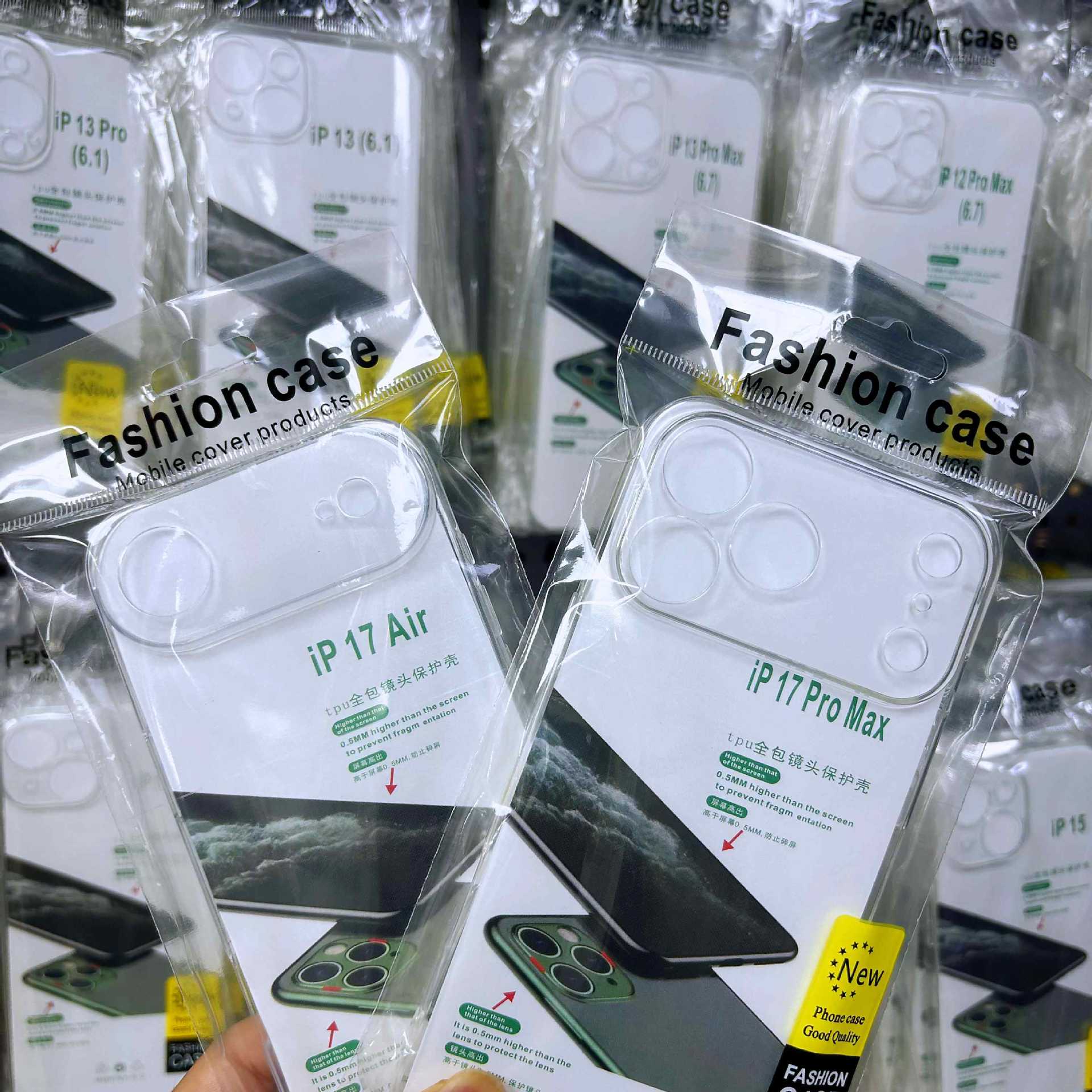 Wholesale of the new type of protective case suitable for iPhone 17, transparent shockproof 15, silicone 14, simple 13, high-end 16 pic 8