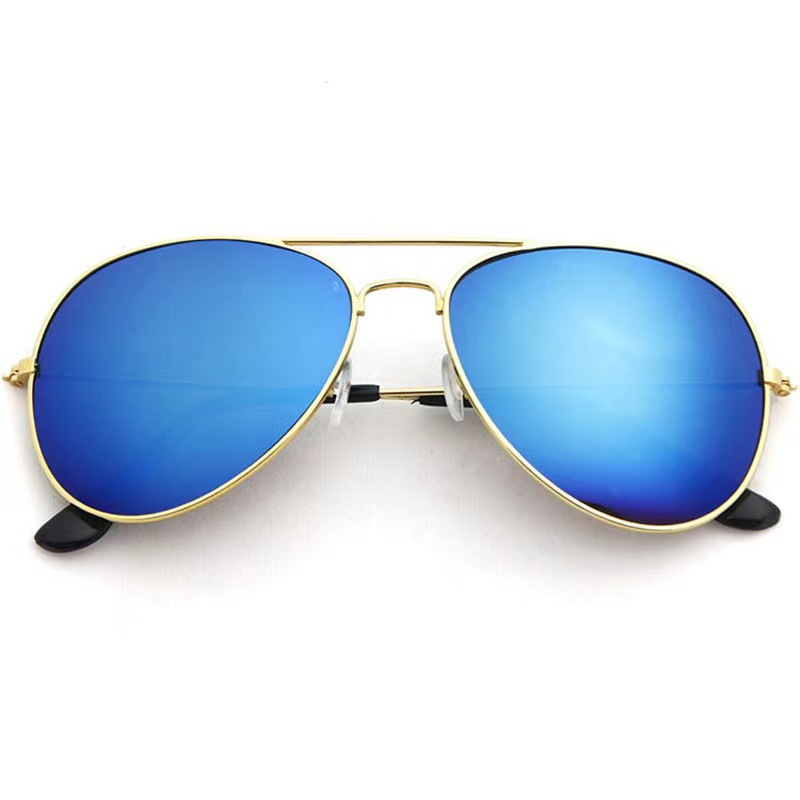 Classic double-beam 3026 g aviator sunglasses, driving and fishing sun protection sunglasses, color film fashionable pilot glasses pic 25