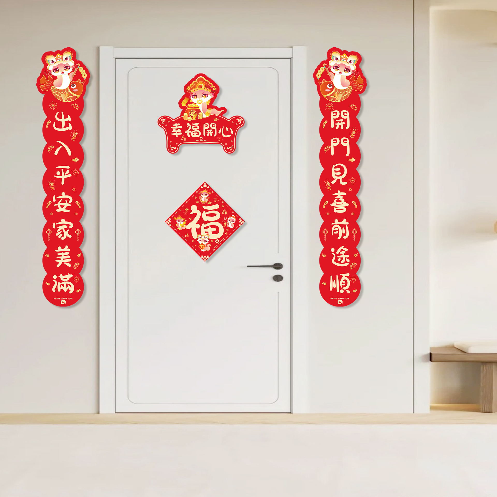 百福对联/对联/对联春联/春节用品/婚庆礼品产品图