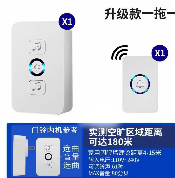 家用音乐遥控门铃