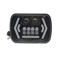 Cross-border foreign trade Russia 7 inch square Wrangler car modified headlights headlights LED headlights car headlights