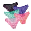 Olivia's Night Amazon's new lace underwear for women, multi-color pure cotton crotch knitted, European and American summer women's triangle pants, mid-waist Item Picture