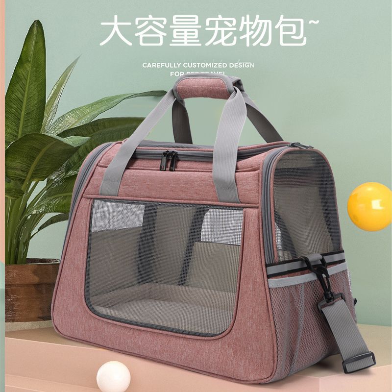 Factory direct supply cat bags, portable cat bags for going out, pet bags for going out, cat bags, hand-held crossbody backpacks, takeout bags Application Scenario
