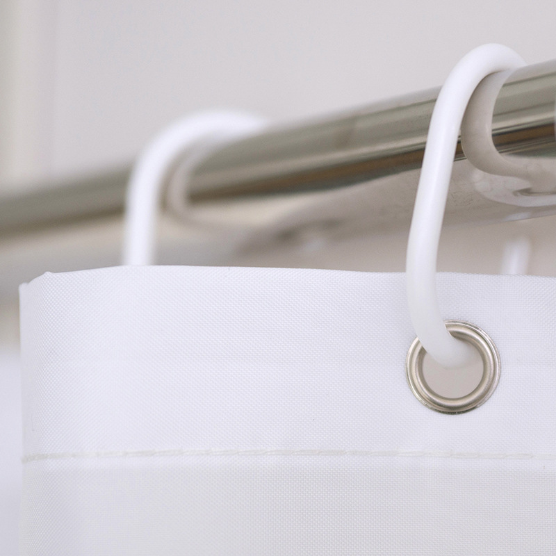 经编挂帘/浴帘/学生宿舍床帘/卷帘窗帘/浴帘套装产品图