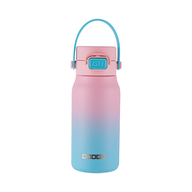 Hilo Dodge portable portable thermos cup Large capacity sports outdoor fitness student colorful gradient thermos cup Item Picture