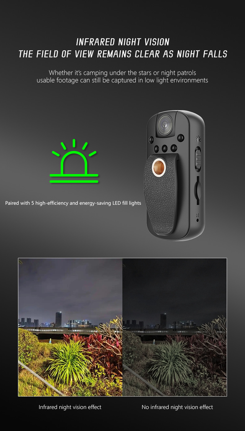 外贸跨境录音笔录像机记录仪超高清1080P降噪旋转插卡摄像机批发详情7