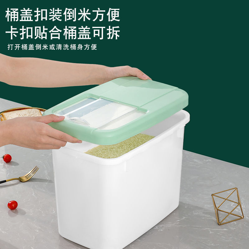 杂粮罐/福字小陶瓷缸/储米柜/木桶储米箱/米缸米桶产品图